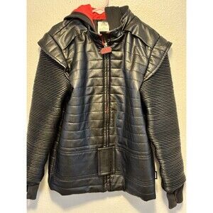 Star Wars Jacket Youth Sz 7-8 Black Hooded Return Of The Jedi Kylo Ren‎ Disney
